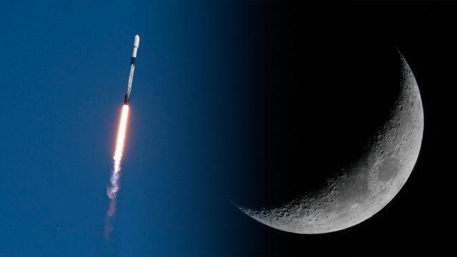 Los motivos por las que un cohete de SpaceX se estrellará contra la Luna