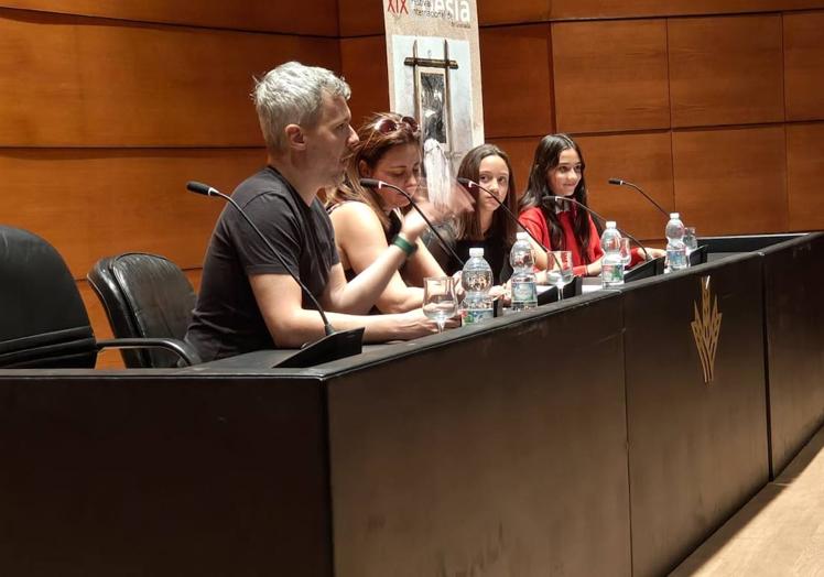 Juan Gómez Jurado, Bárbara Montes, Claribel Rodríguez y María Gilabert.